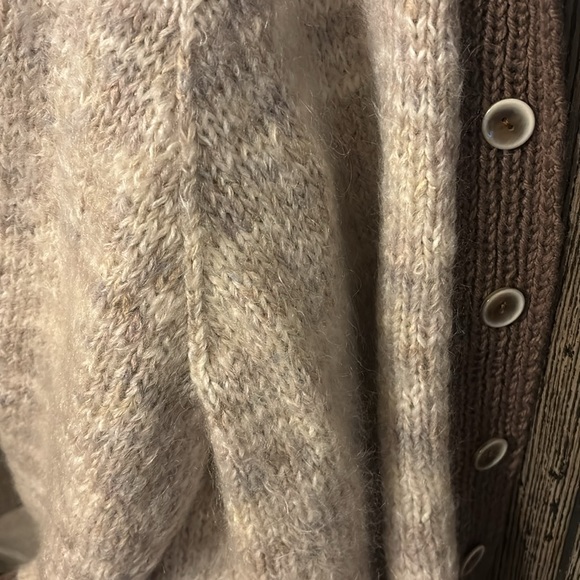 Mo Hair and Wool  sweater! Hand knit by Jack Charney! - Picture 6 of 9